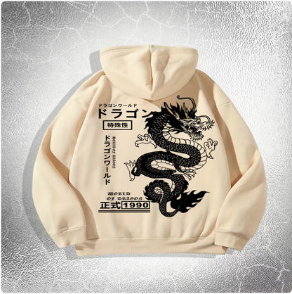 Dragon Print Hoodie