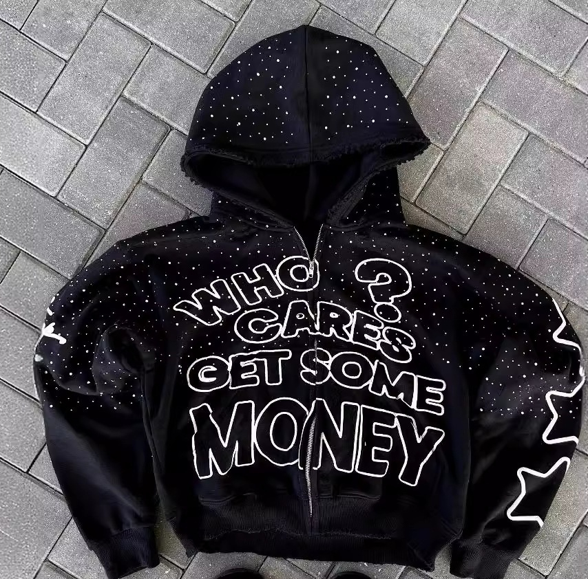 Who Cares? Get Some Money Hoodie