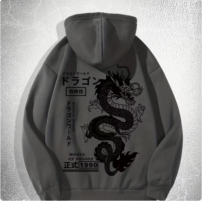 Dragon Print Hoodie