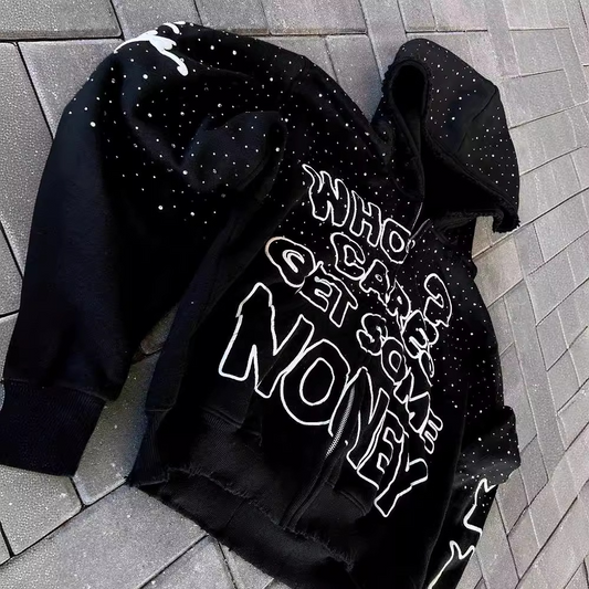 Who Cares? Get Some Money Hoodie