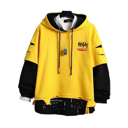 Men's Two-Tone Splice Sweater